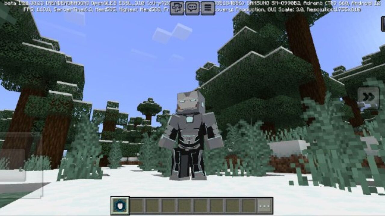 Superior from Iron Man Mod for Minecraft PE