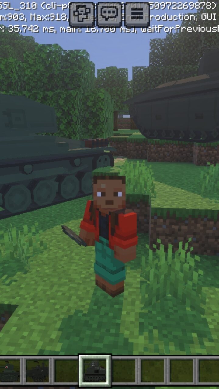 TWW Tanks from Tank MCPE Mod