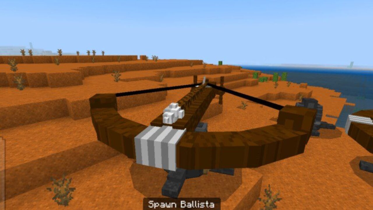 Weapon from Ballista Mod for Minecraft PE