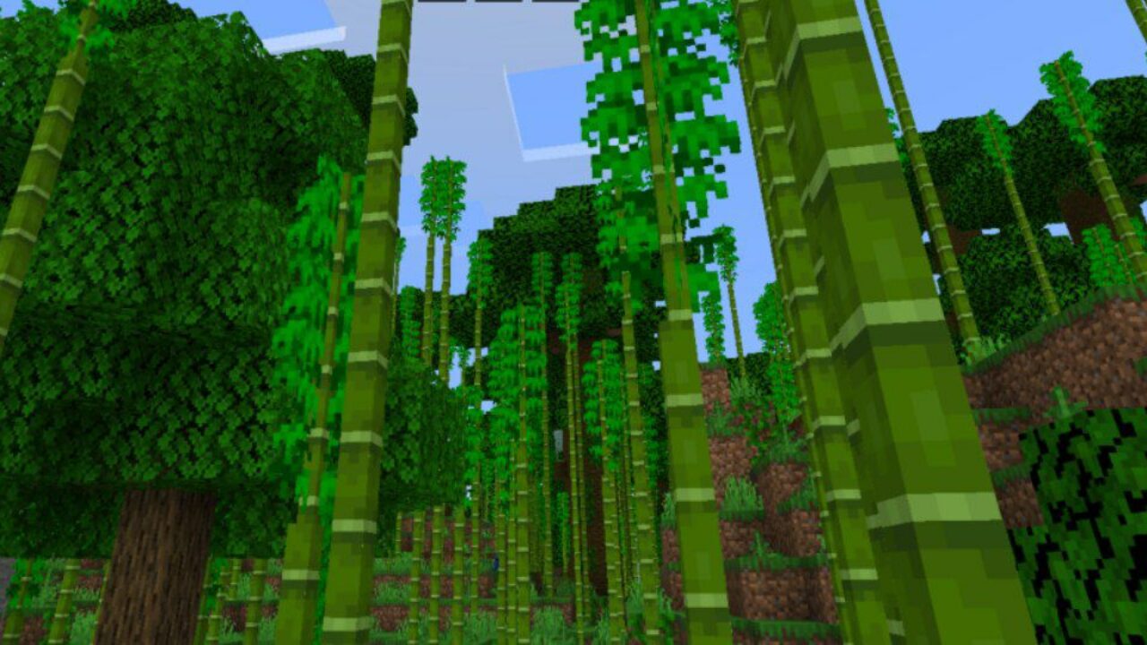 Bamboo from Waves Texture Pack for Minecraft PE