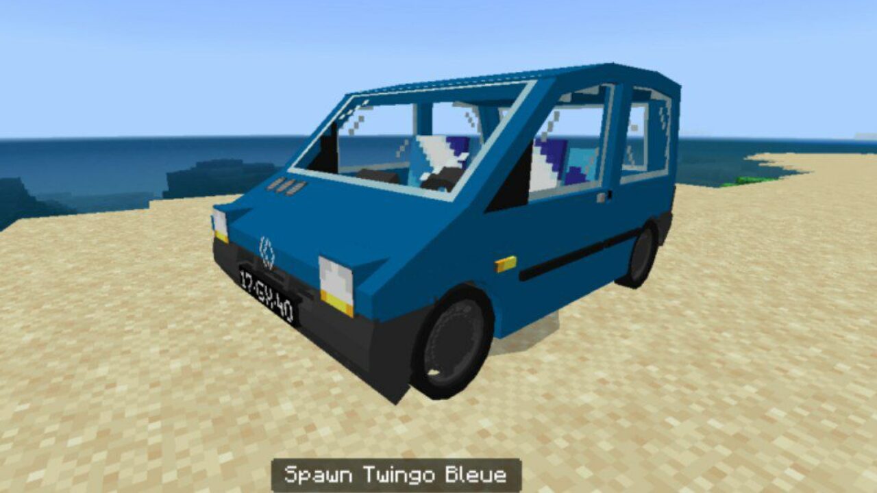 Bleue from Renault Mod for Minecraft PE