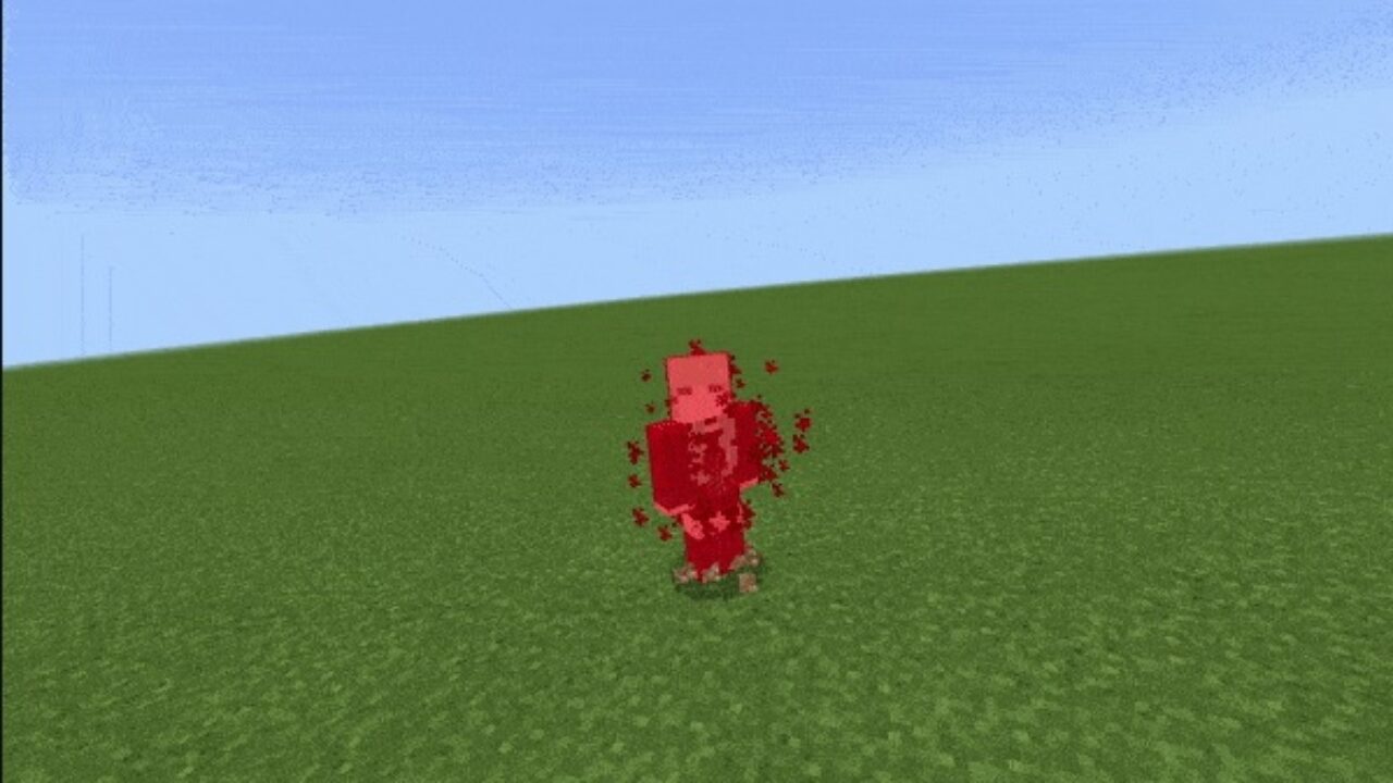 Blood from Particles Texture Pack for Minecraft PE