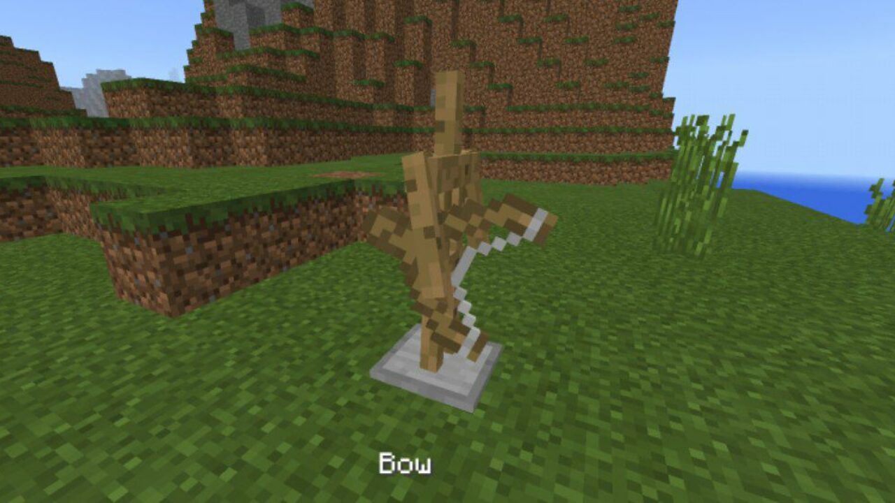 Bow from Slingshot Mod for Minecraft PE