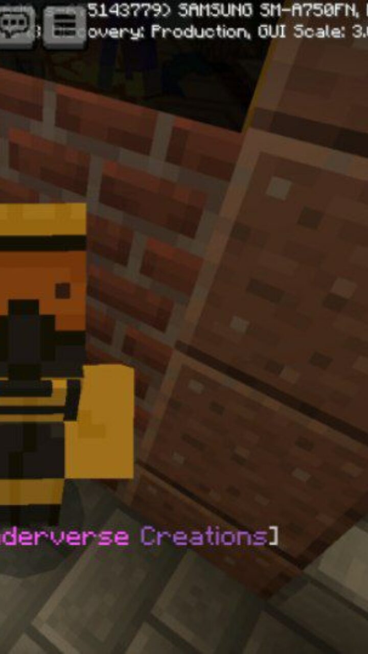 Character from The Warehouse Map for Minecraft PE