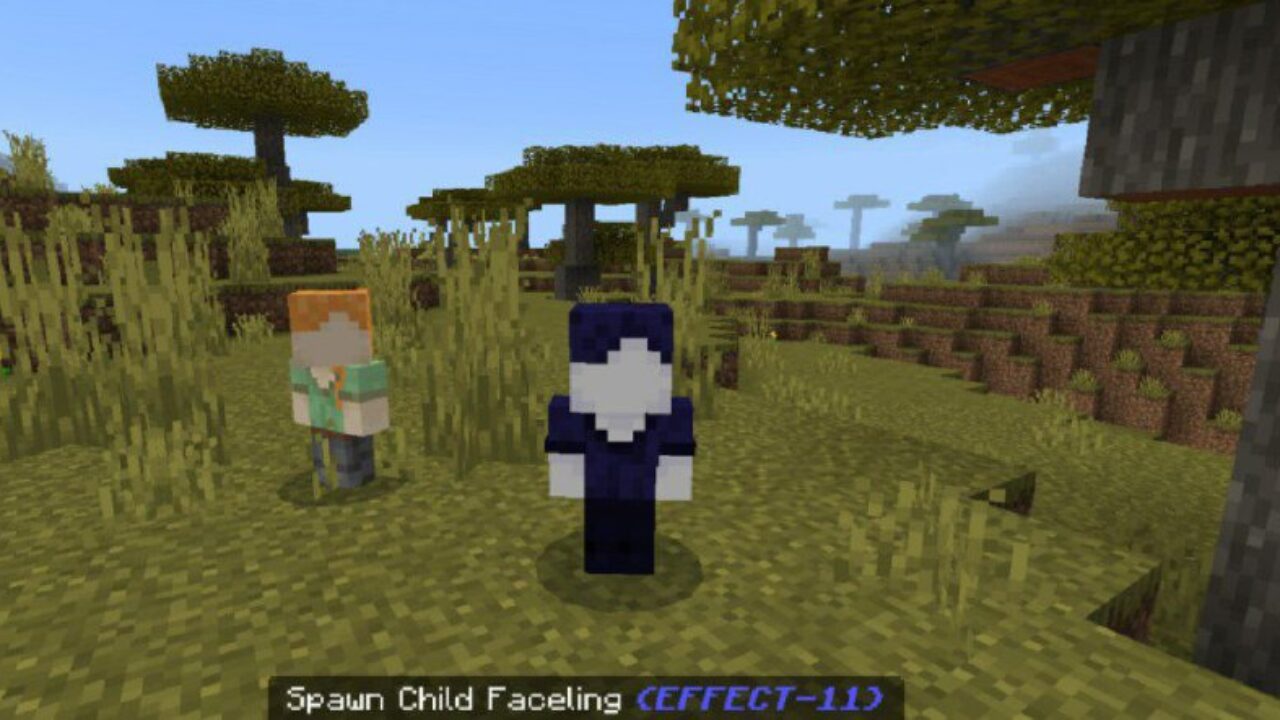Child Faceling from Backrooms Mod for Minecraft PE