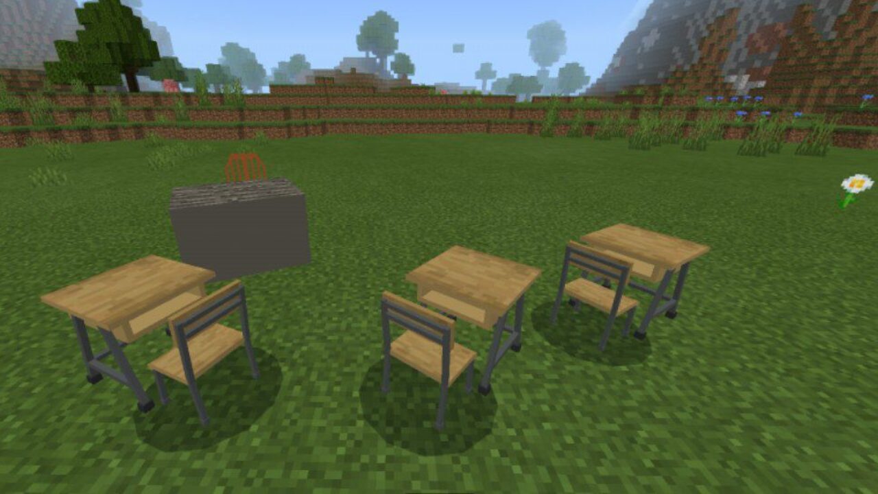 Class Room from Schoolboy Mod for Minecraft PE