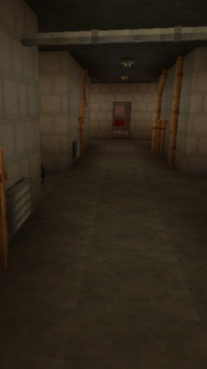 Corridors from Lethal Company Map for Minecraft PE