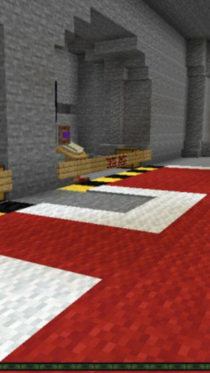 Corridors from The Block Museum Map for Minecraft PE