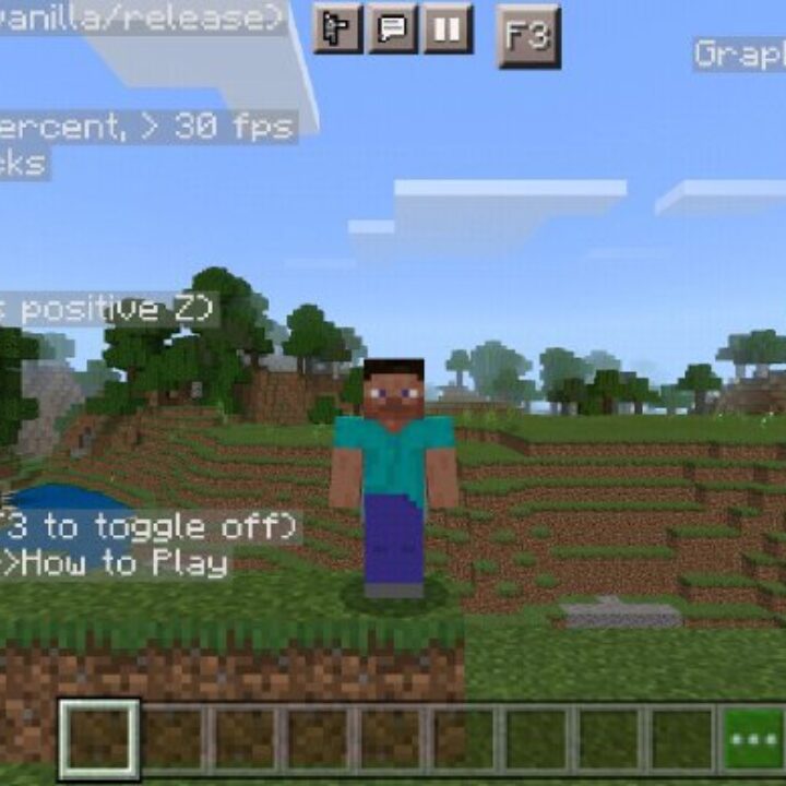 Debug Screen Mod for Minecraft PE