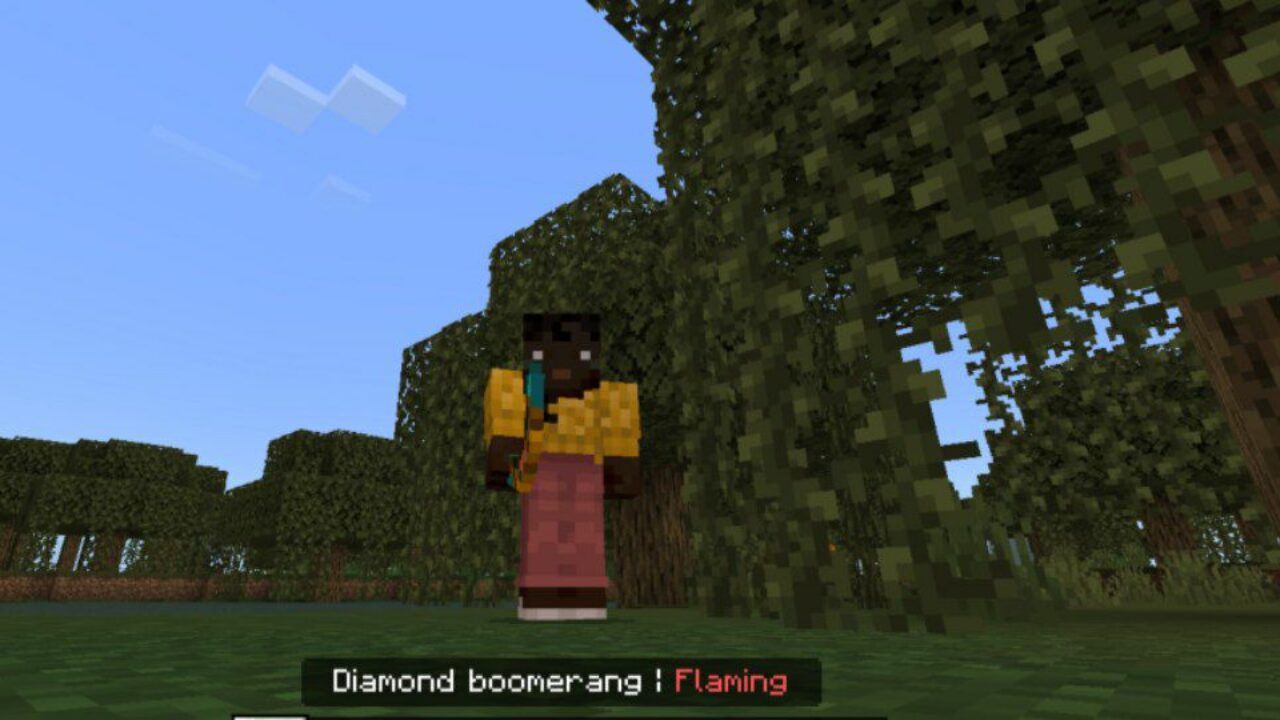 Diamond from Old Boomerangs Mod for Minecraft PE