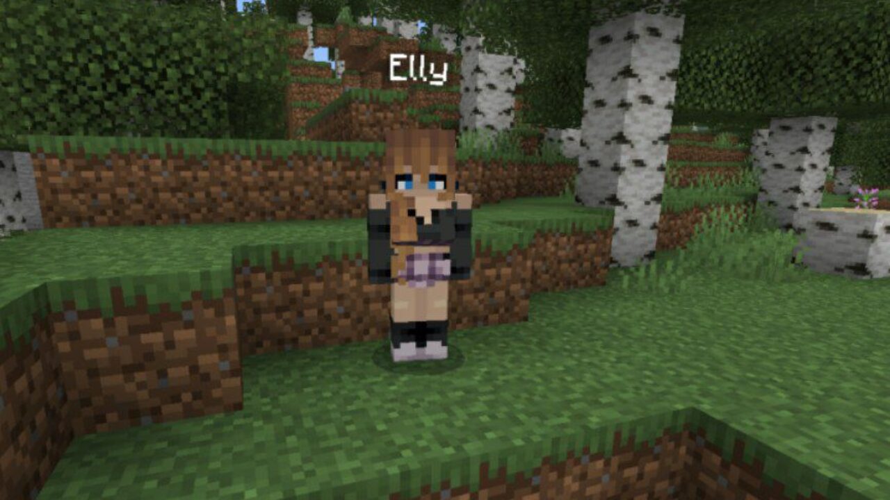 Elly from Lively Villagers Mod for Minecraft PE