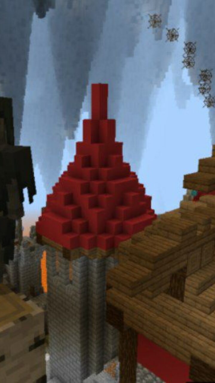 Enemy from Volcano Island Map for Minecraft PE