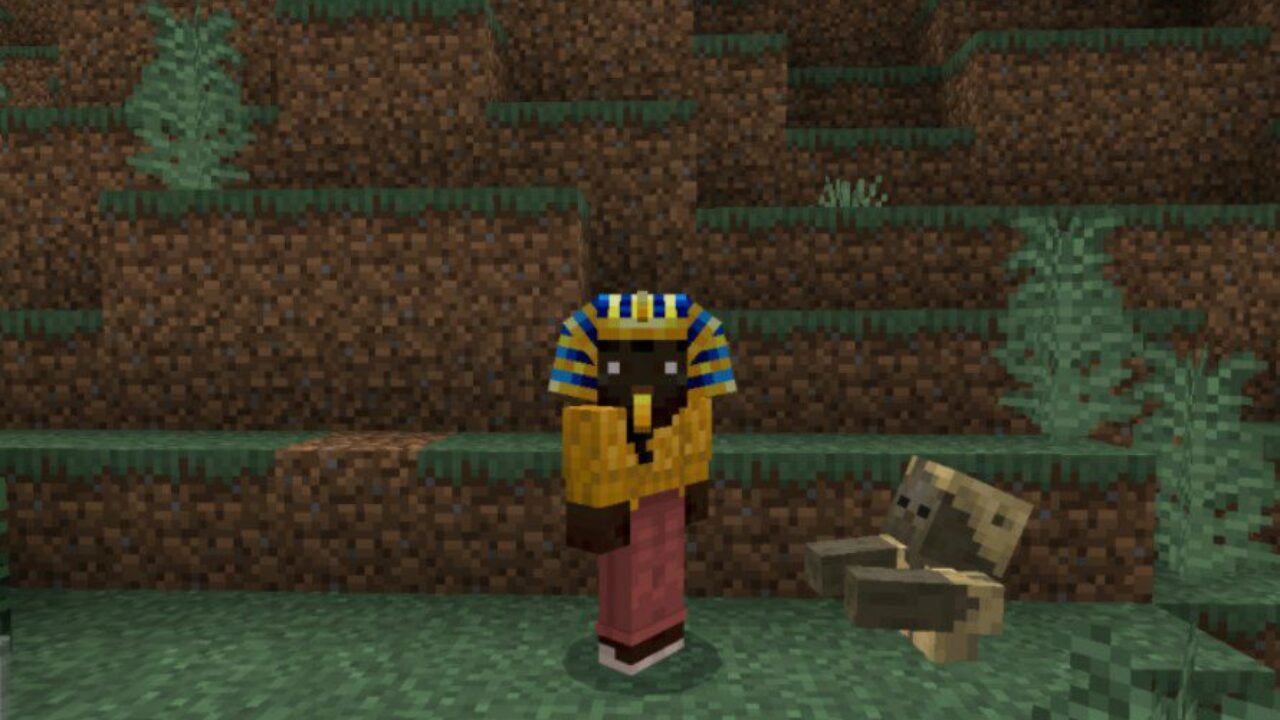 Equipment from Mummy Boss Mod for Minecraft PE