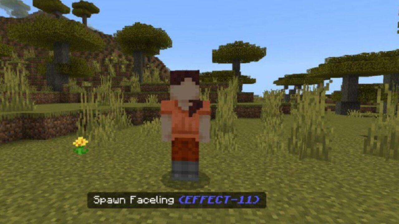 Faceling from Backrooms Mod for Minecraft PE