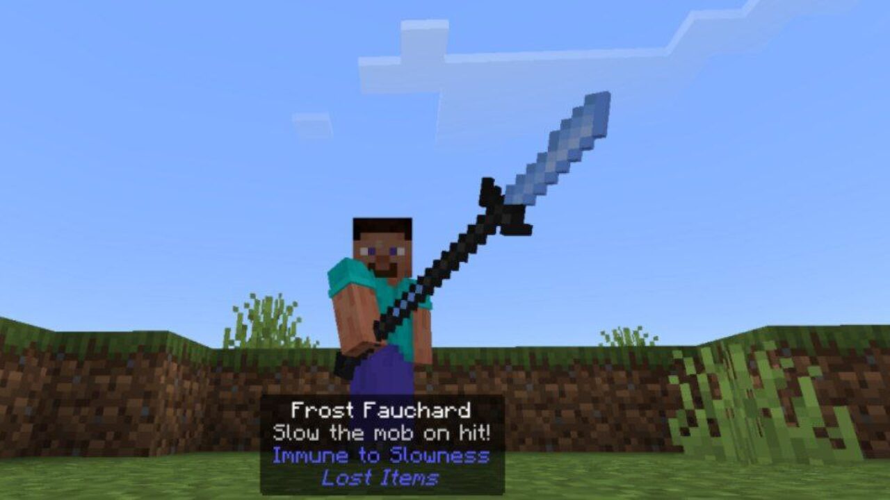 Fauchard from Lost Items Mod for Minecraft PE