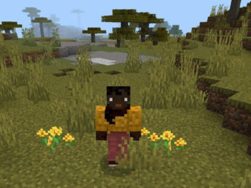 Flowers Texture Pack for Minecraft PE