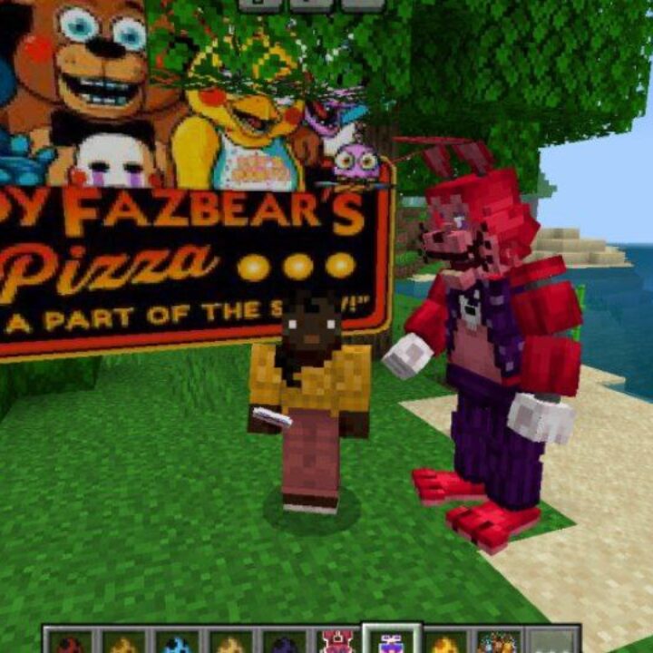 FNAF Decorations Mod for Minecraft PE