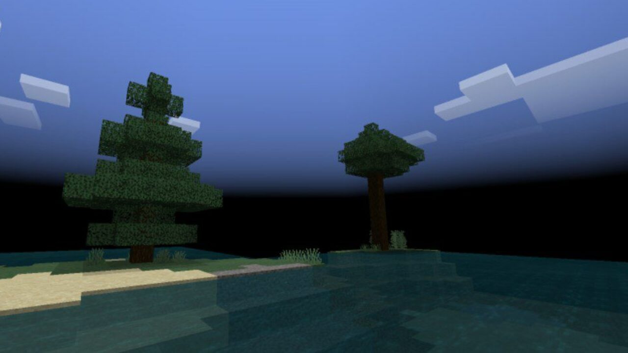 Forest from Black Fog Texture Pack for Minecraft PE