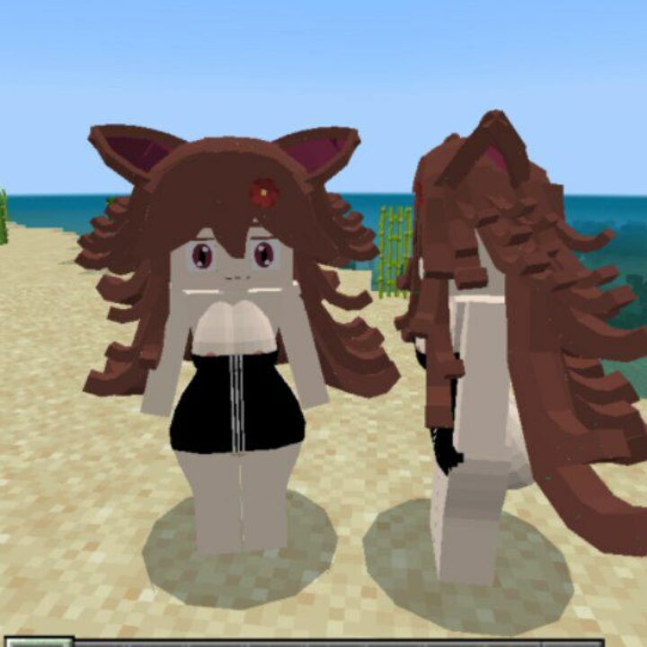 Girl Luna Mod for Minecraft PE