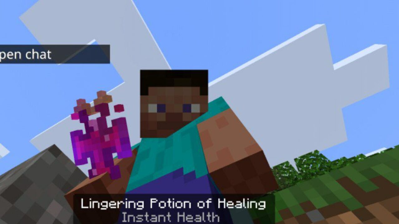 Healing from Potion Texture Pack for Minecraft PE
