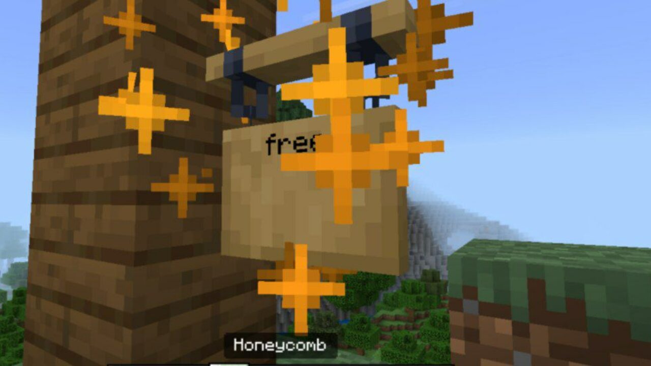 Honeycomb from Sign Clicker Mod for Minecraft PE