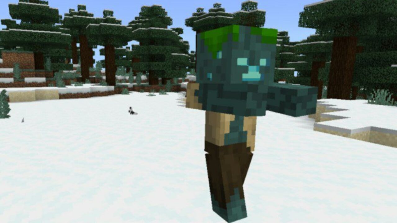 Husk from Drowned Mobs Mod for Minecraft PE