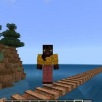 Instant Bridge Mod for Minecraft PE