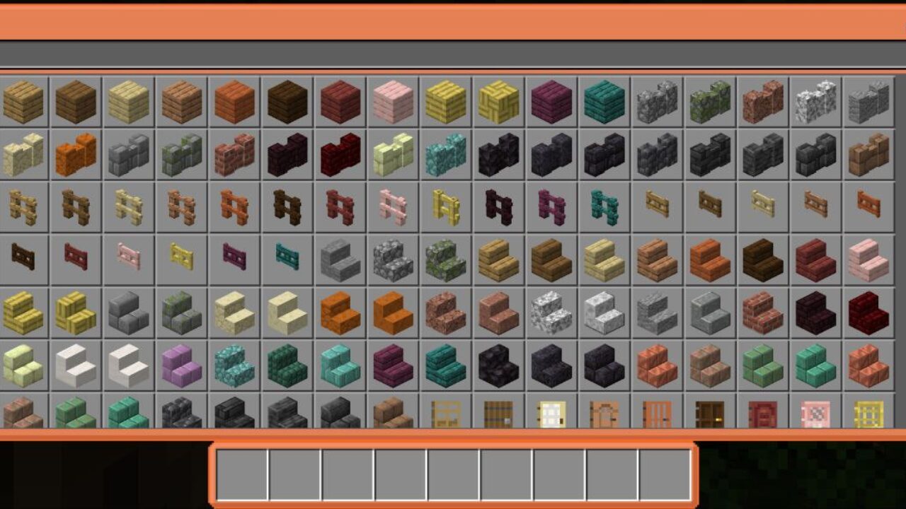 Inventory from Bubble Texture Pack for Minecraft PE