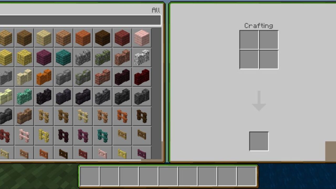 Inventory from MCOLD Texture Pack for Minecraft PE