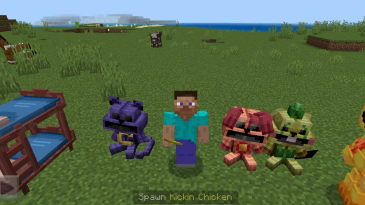 Items from Poppy Playtime 3 Mod for Minecraft PE