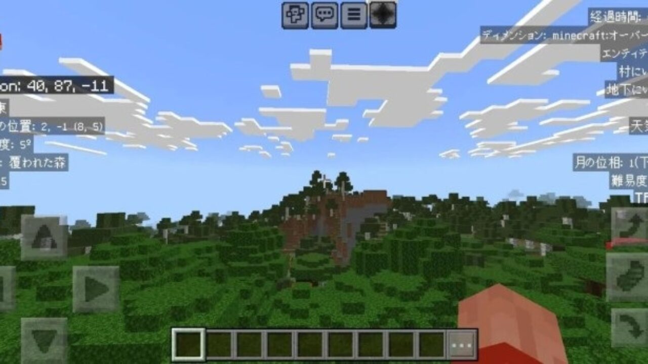 Japanese from Debug Screen Mod for Minecraft PE