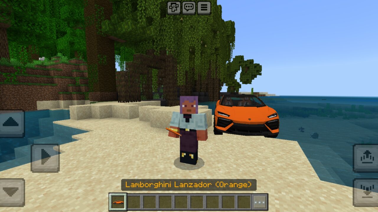 Lanzador Mod from Lamborghini Mod for Minecraft PE