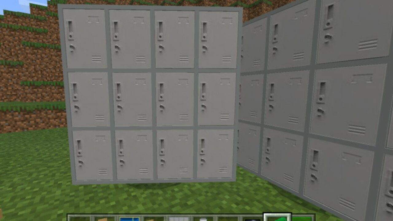 Lockers from Schoolboy Mod for Minecraft PE