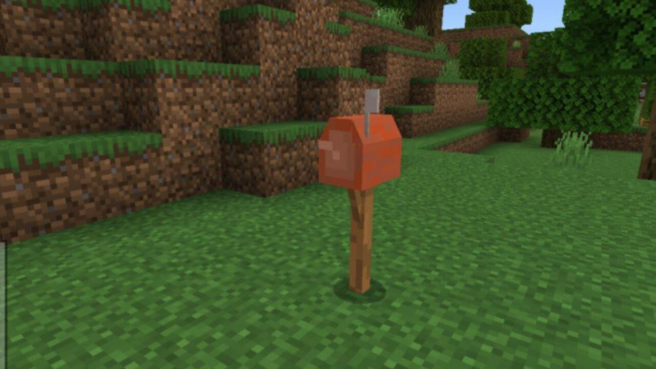 Mail Box from Household Furniture Mod for Minecraft PE