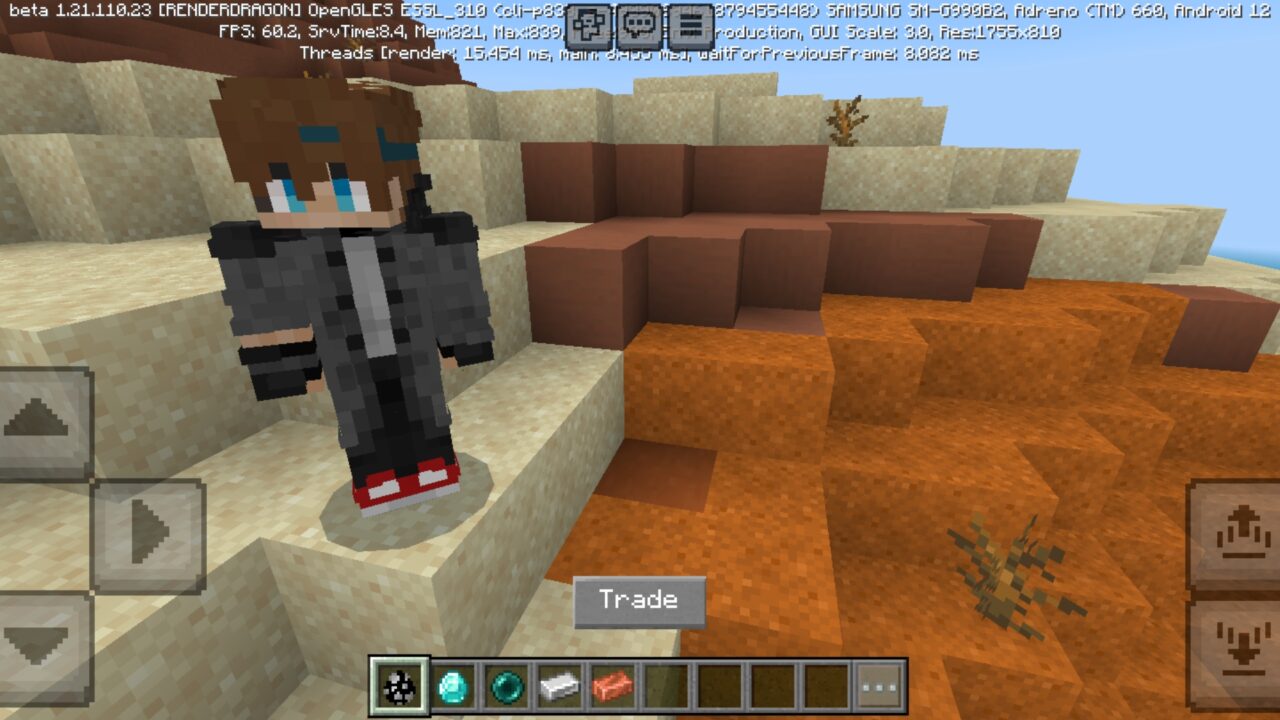 Trader from Mines Mod for Minecraft PE