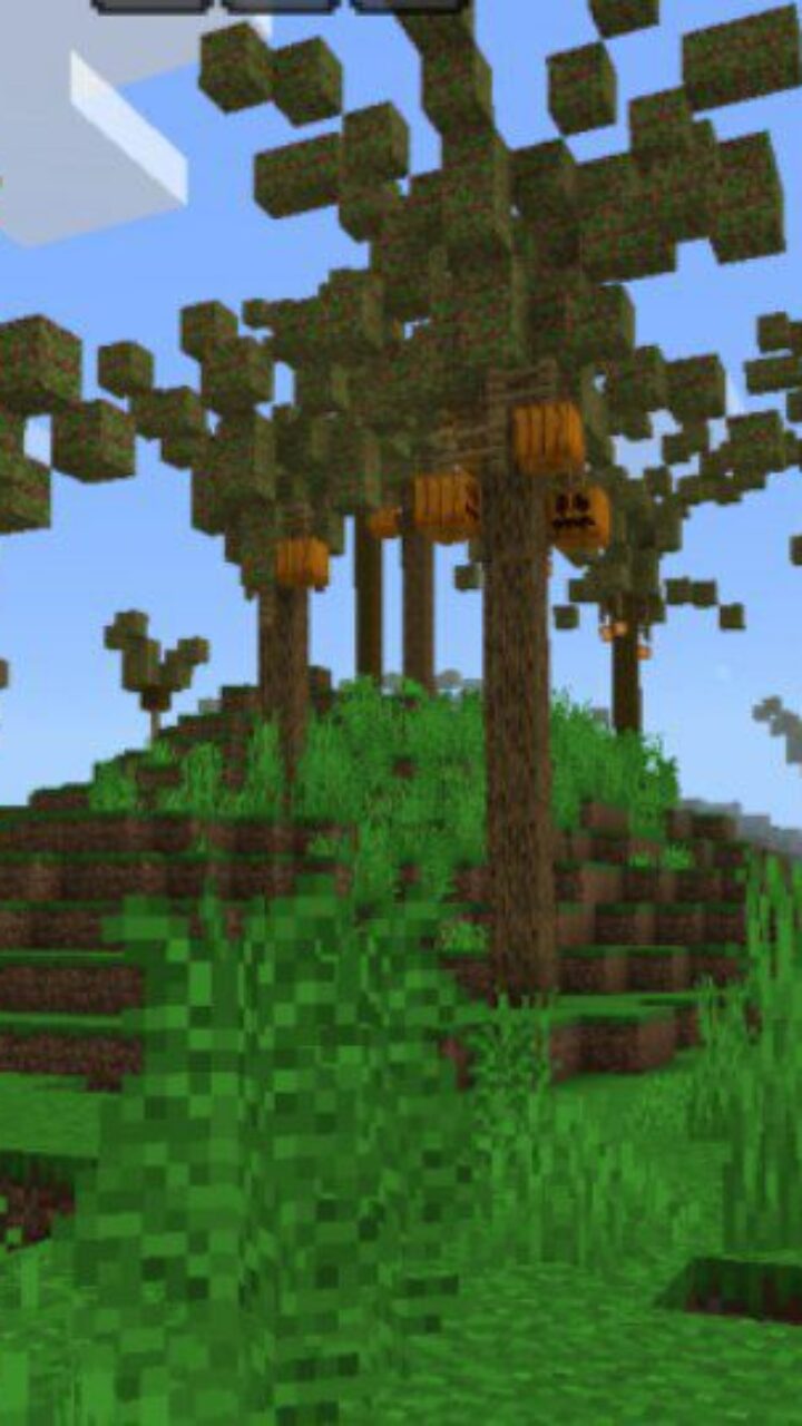 Nature from Volcano Island Map for Minecraft PE