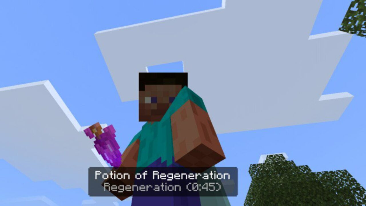 Regeneration from Potion Texture Pack for Minecraft PE
