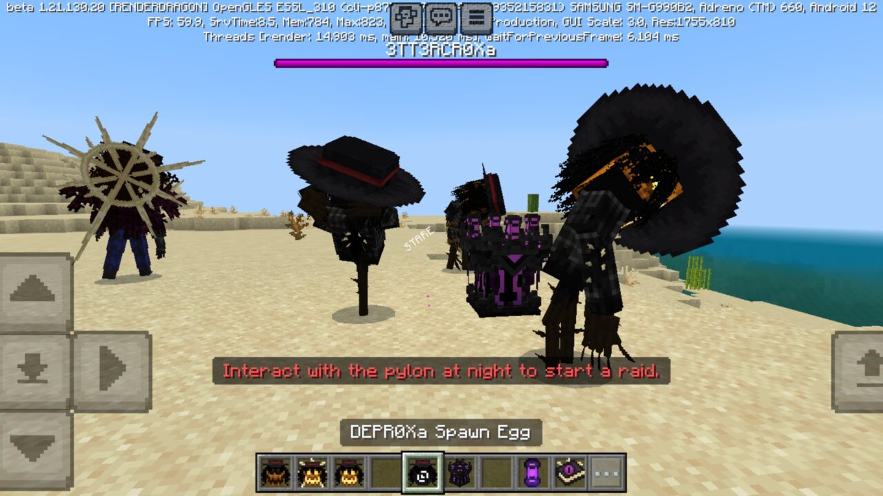 Rotten Harvest from Project Onyx Mod for Minecraft PE