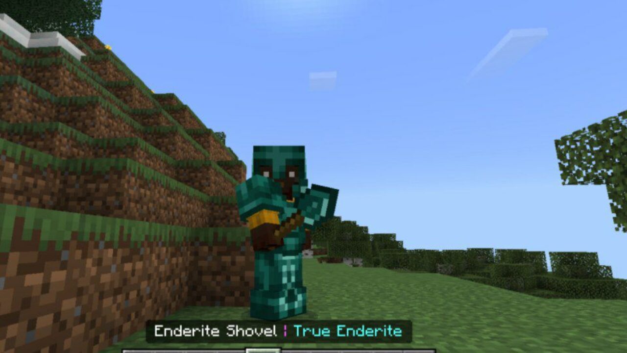 Shovel from True Enderite Mod for Minecraft PE