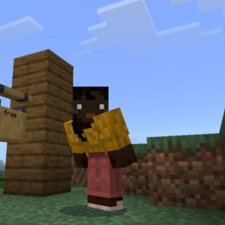 Sign Clicker Mod for Minecraft PE