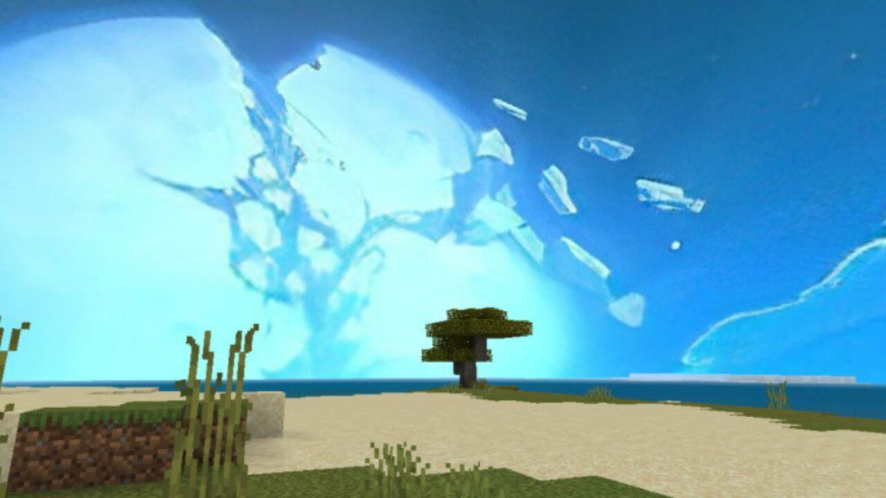 Sky from Blue Texture Pack for Minecraft PE