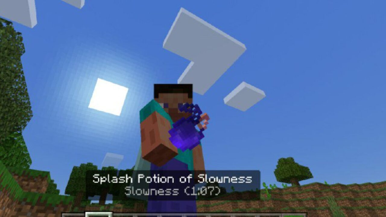 Slowness from Potion Texture Pack for Minecraft PE