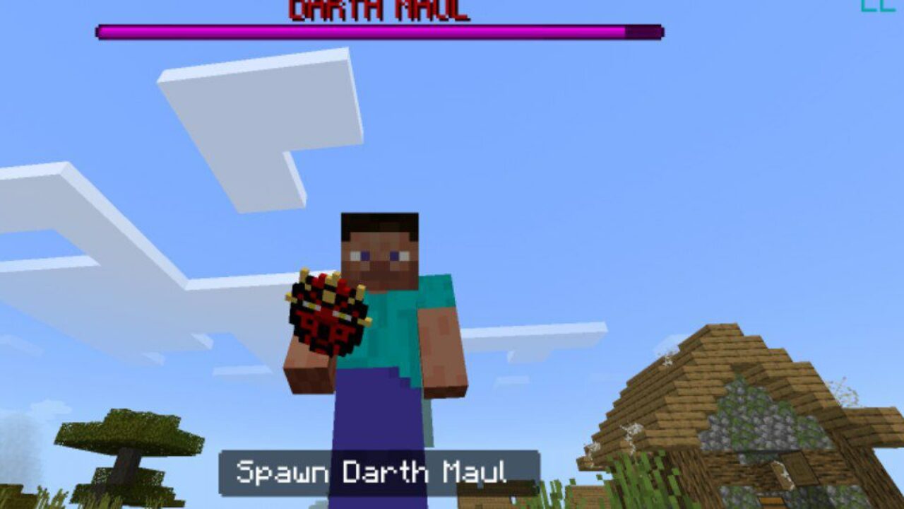 Spawn from Darth Maul Mod for Minecraft PE