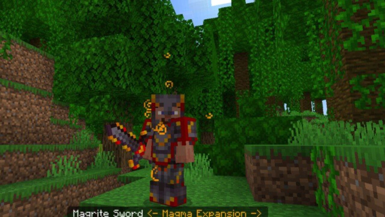 Sword from Magma Expansion Mod for Minecraft PE