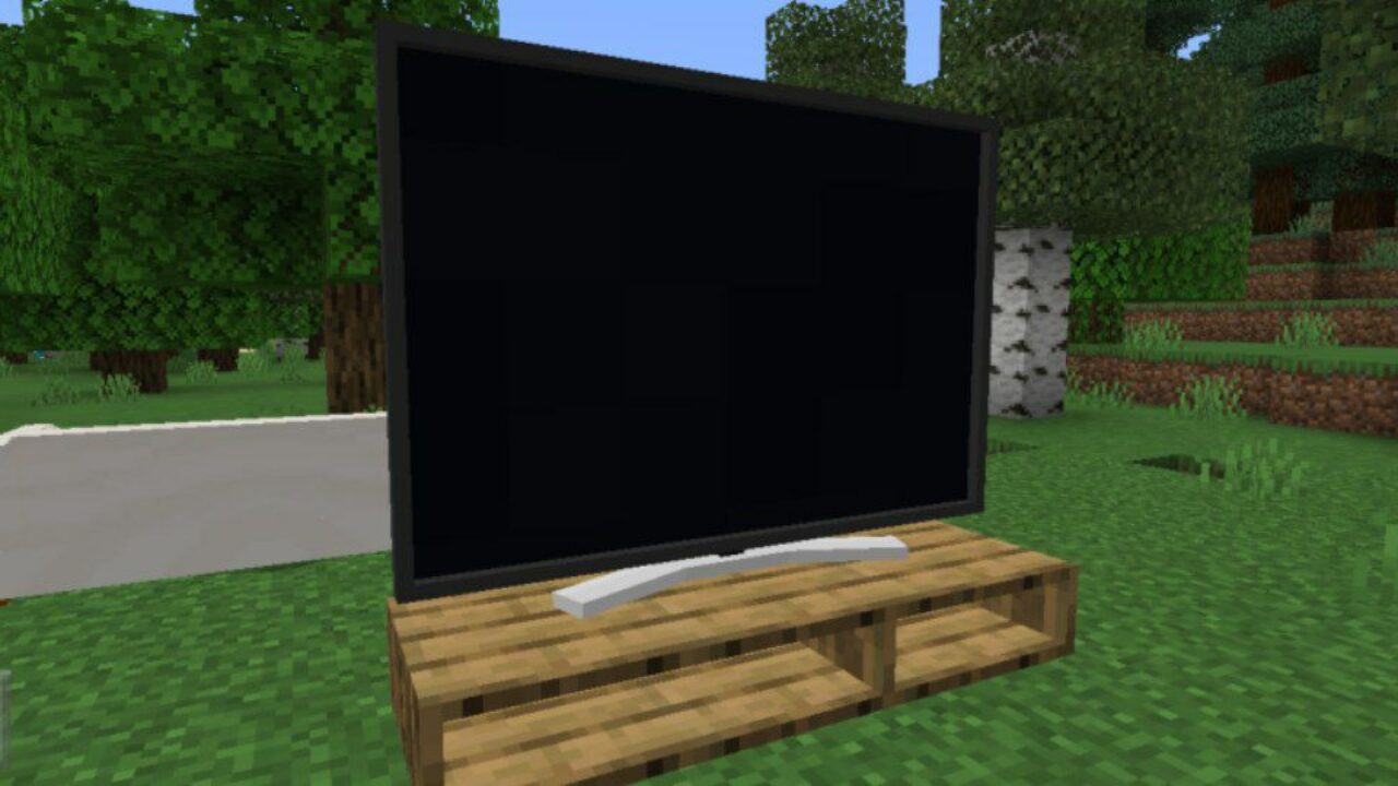 TV from Decoration Furniture Mod for Minecraft PE