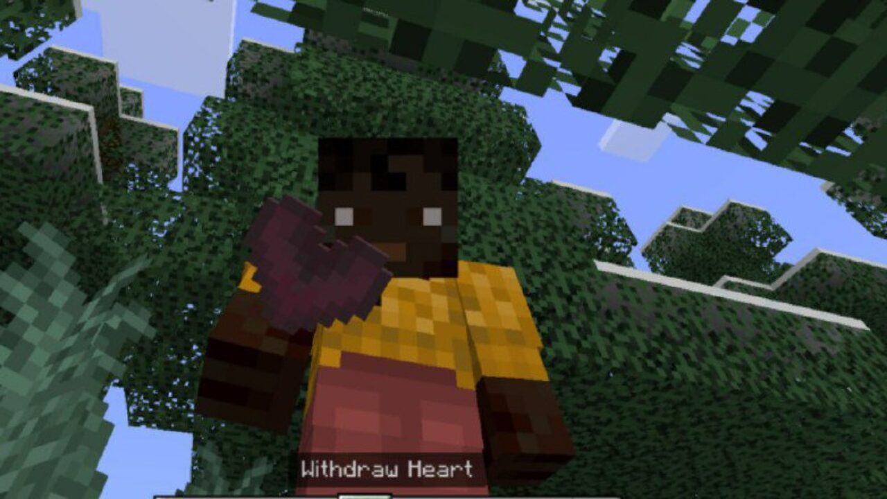 Withdraw from Lifesteal Mod for Minecraft PE