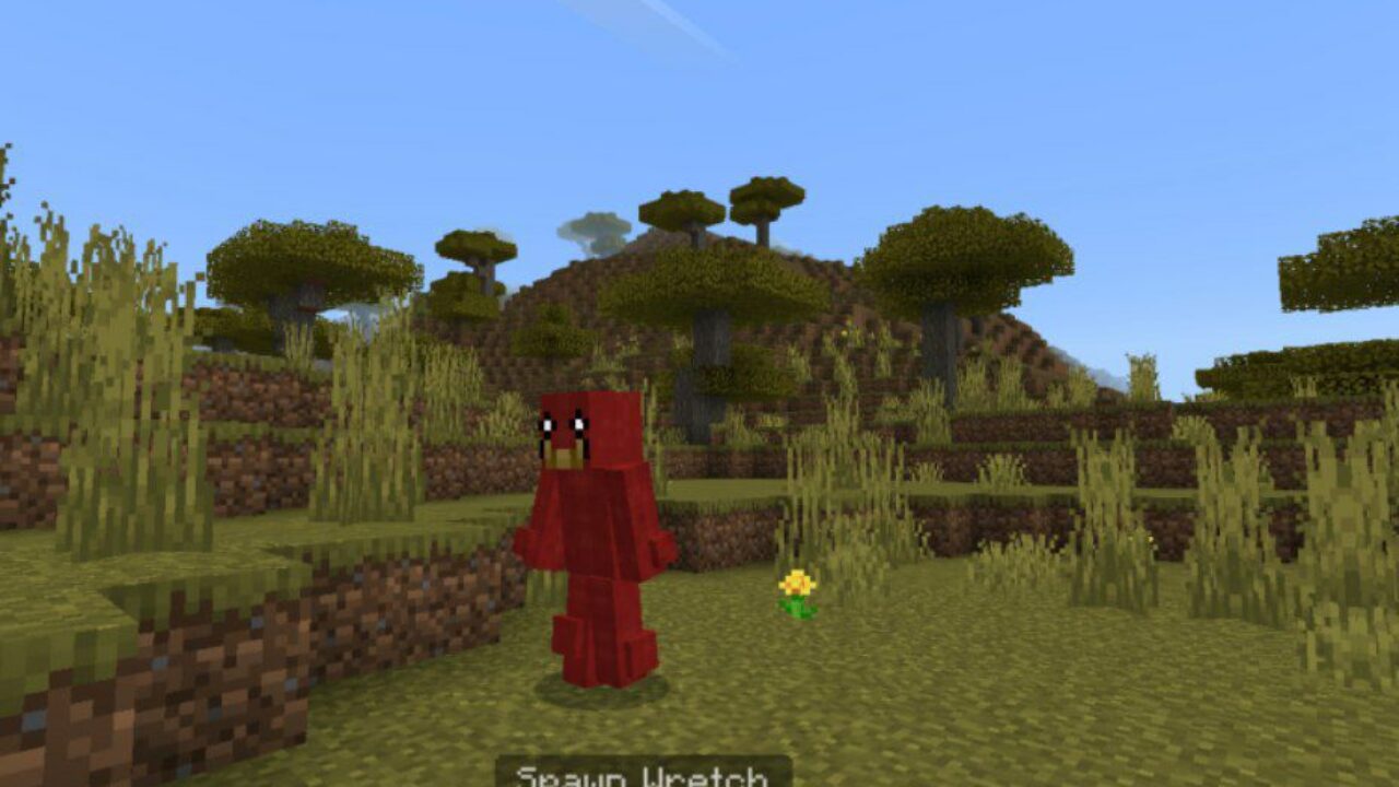 Wretch from Backrooms Mod for Minecraft PE