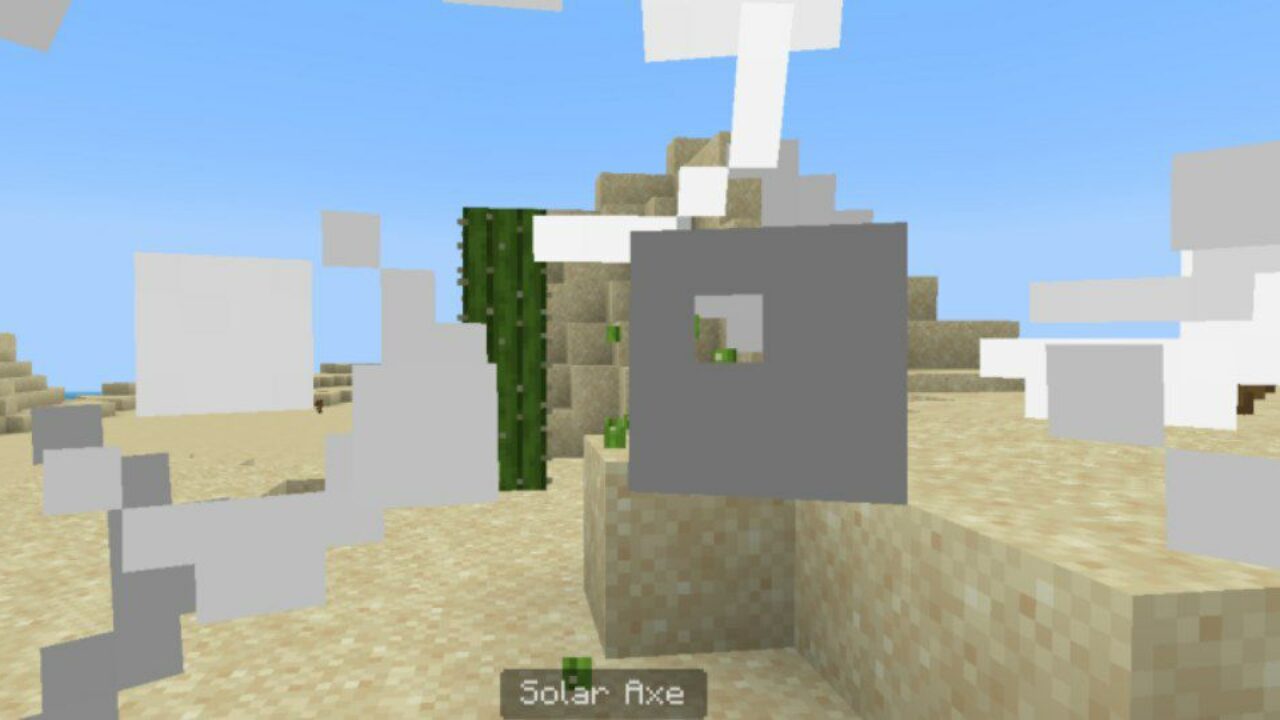 Attack from Solar Tools Mod for Minecraft PE