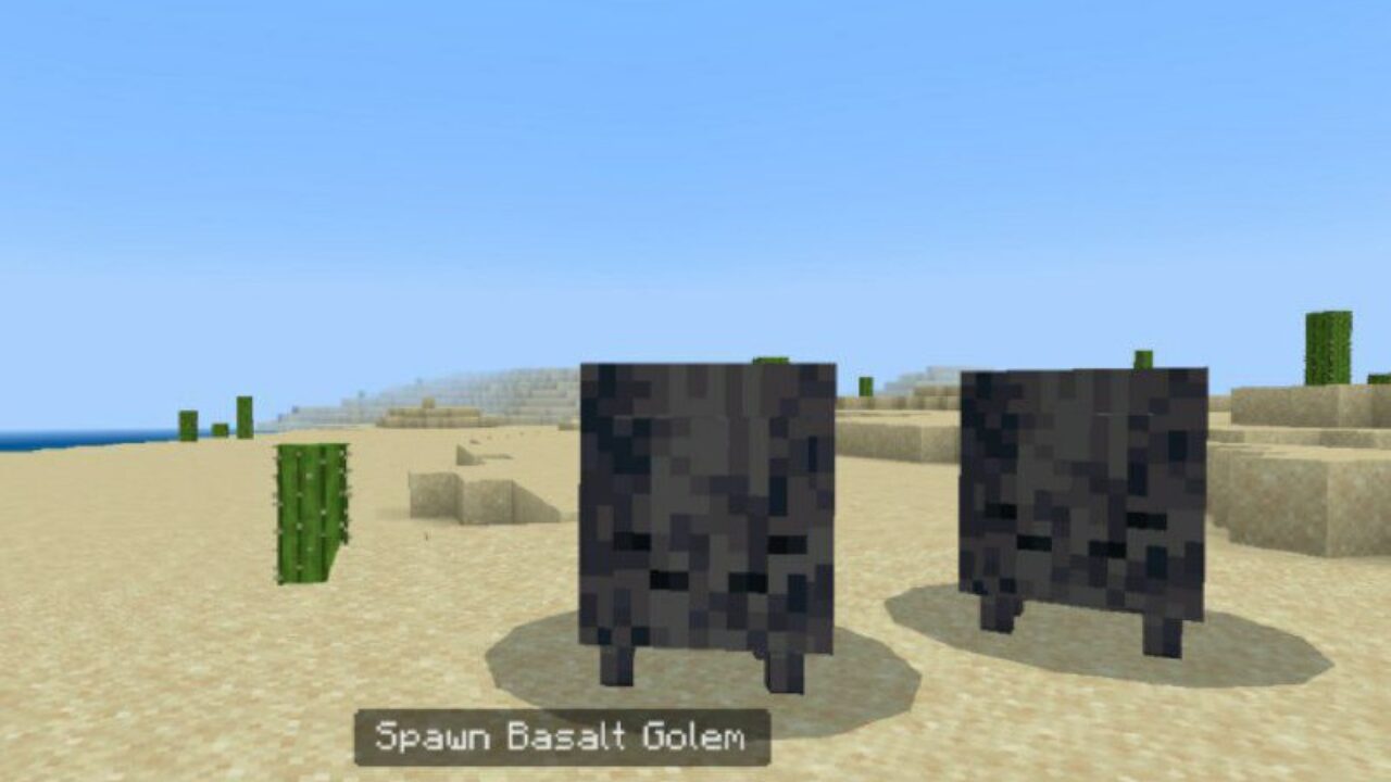 Basalt from Mineral Golems Mod for Minecraft PE