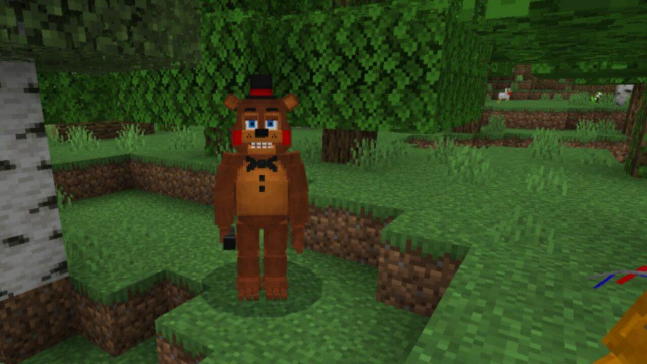 Bear from FNAF 2 Mod for Minecraft PE